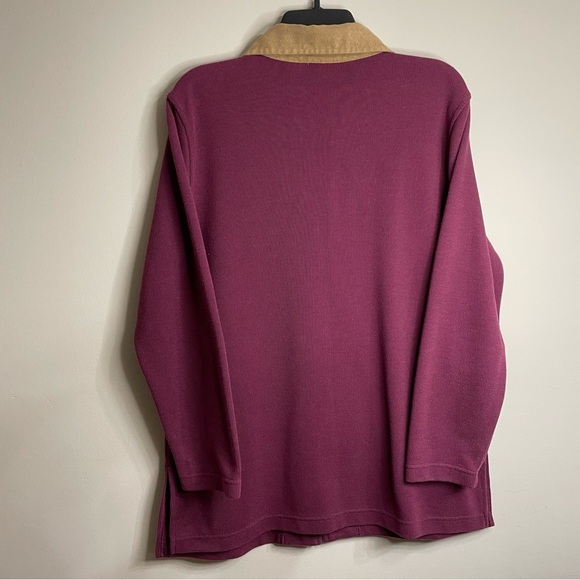 Women’s Jaclyn Smith’s Burgundy Sport Jacket with Tan Accents - Picture 2 of 3